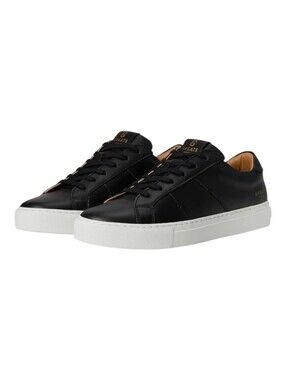 GREATS Royale 2.0 Women's US 10 EU 40 Black Leather Low Top Sneakers Made in Por